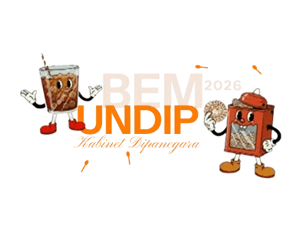 Logo BEM UNDIP pada poster company profile